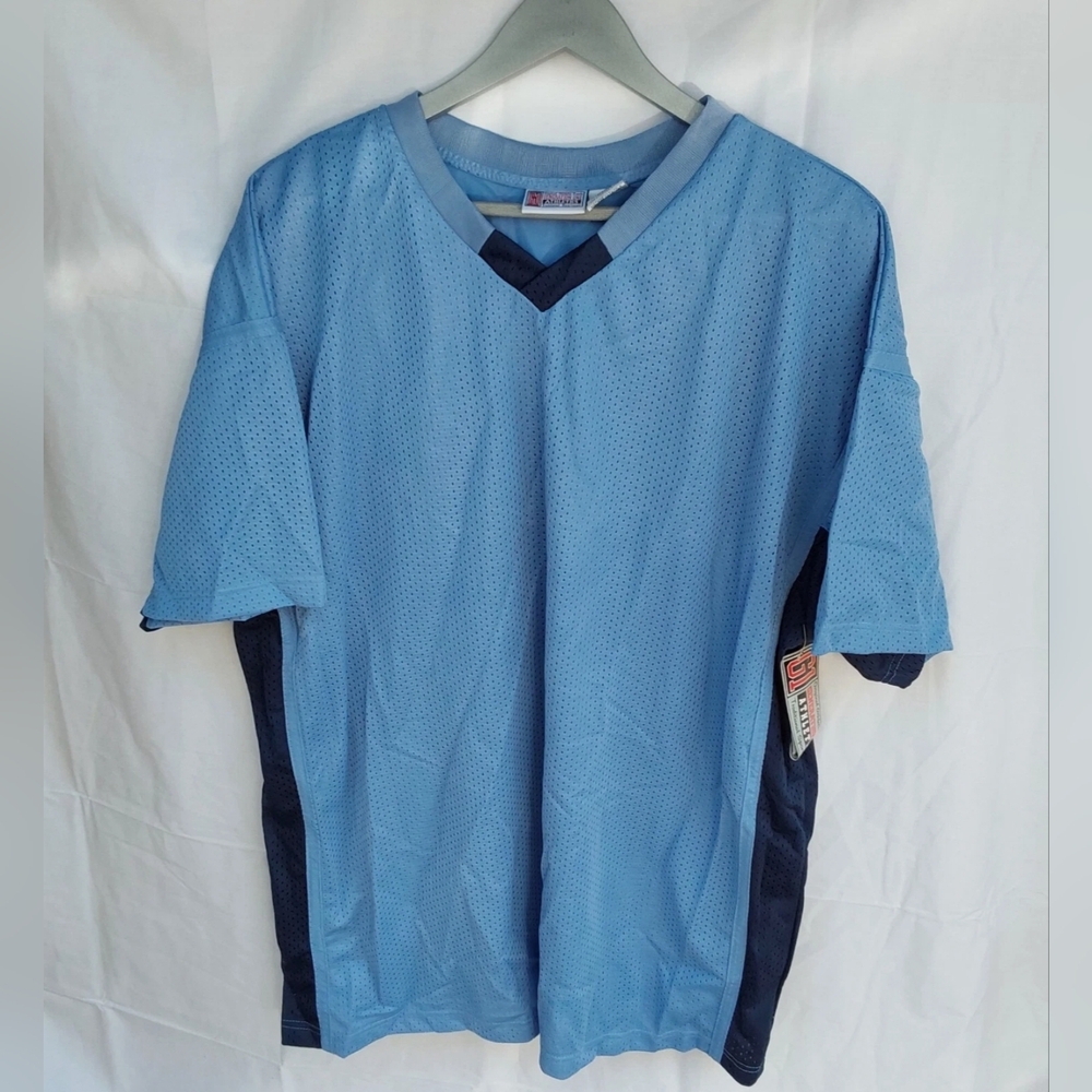 Vintage Generation One Athletic Men's Blue Mesh Shirt, Size 2XL Nwt